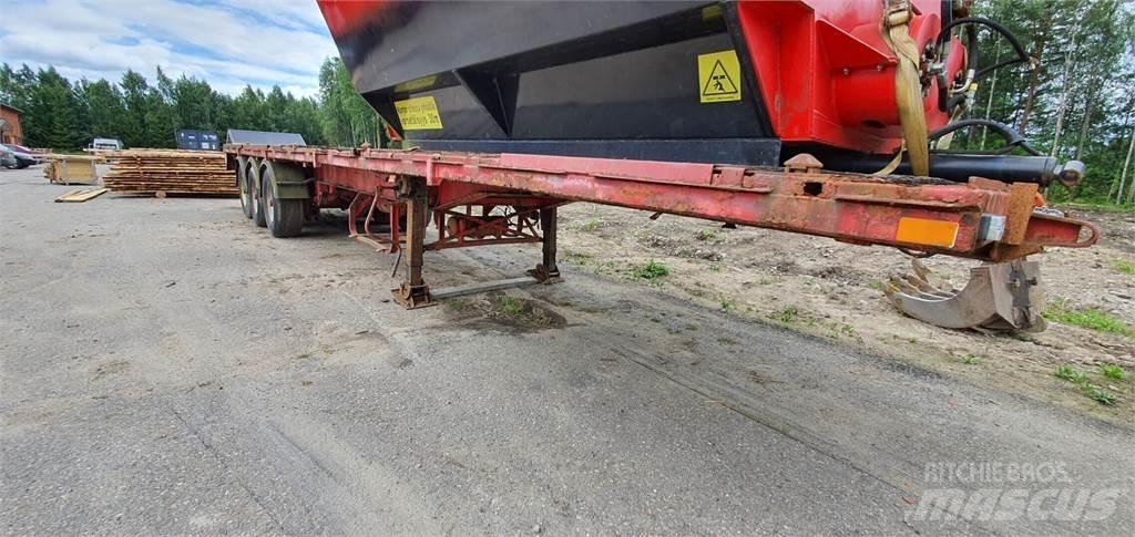  Lavaperävaunu Anhænger med lad/Flatbed
