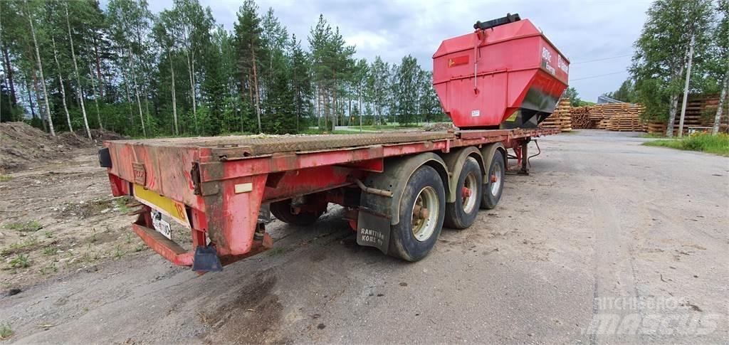  Lavaperävaunu Anhænger med lad/Flatbed