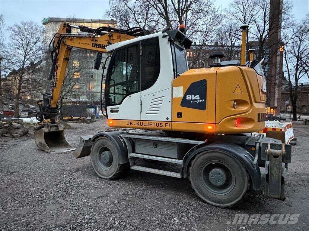 Liebherr A914 Gravemaskiner på hjul
