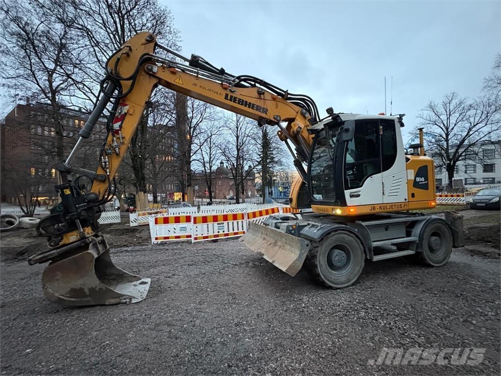 Liebherr A914 Gravemaskiner på hjul