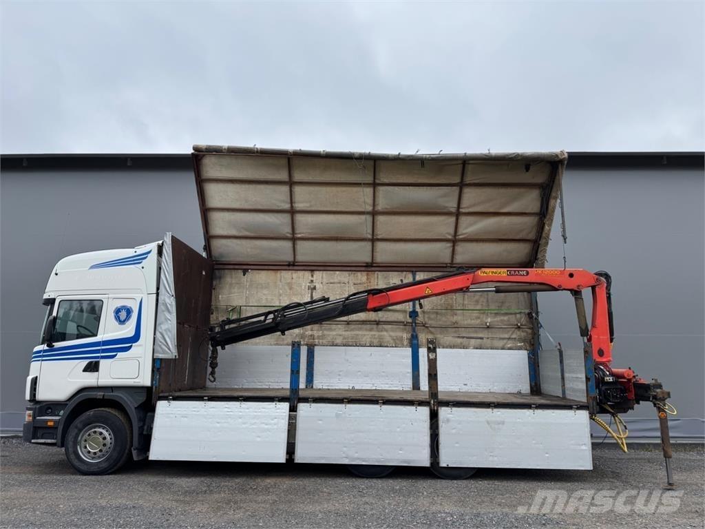 Scania 144G 6x2 Lastbil med kran