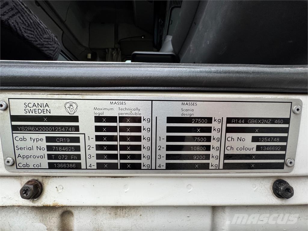 Scania 144G 6x2 Lastbil med kran