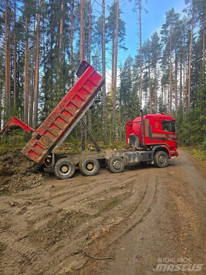 Scania 164 Lastbiler med tip