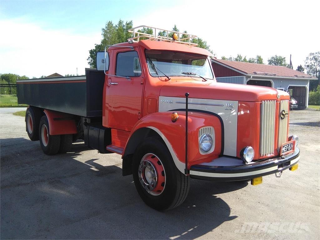 Scania LS 110 S Lastbil med lad/Flatbed