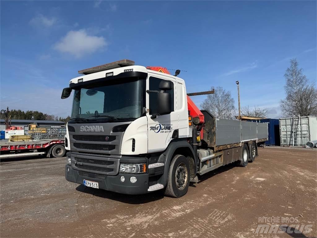 Scania P370 Lastbil med kran