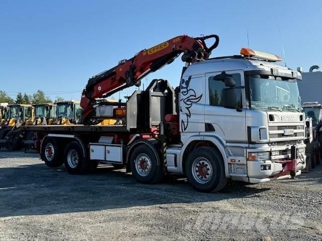 Scania R124G Lastbil med kran