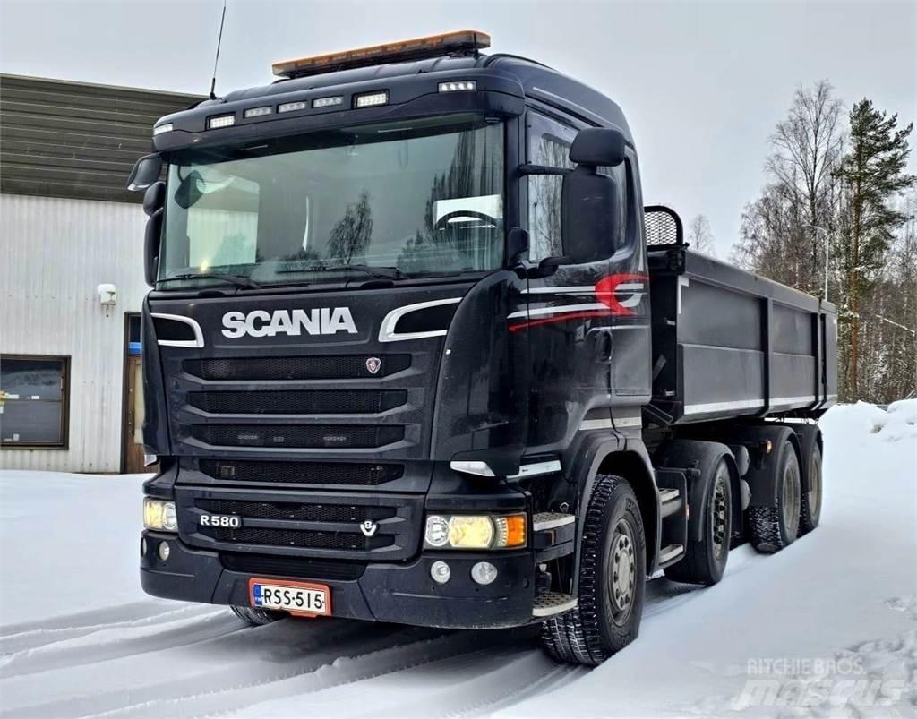 Scania R580 8x4 Lastbiler med tip