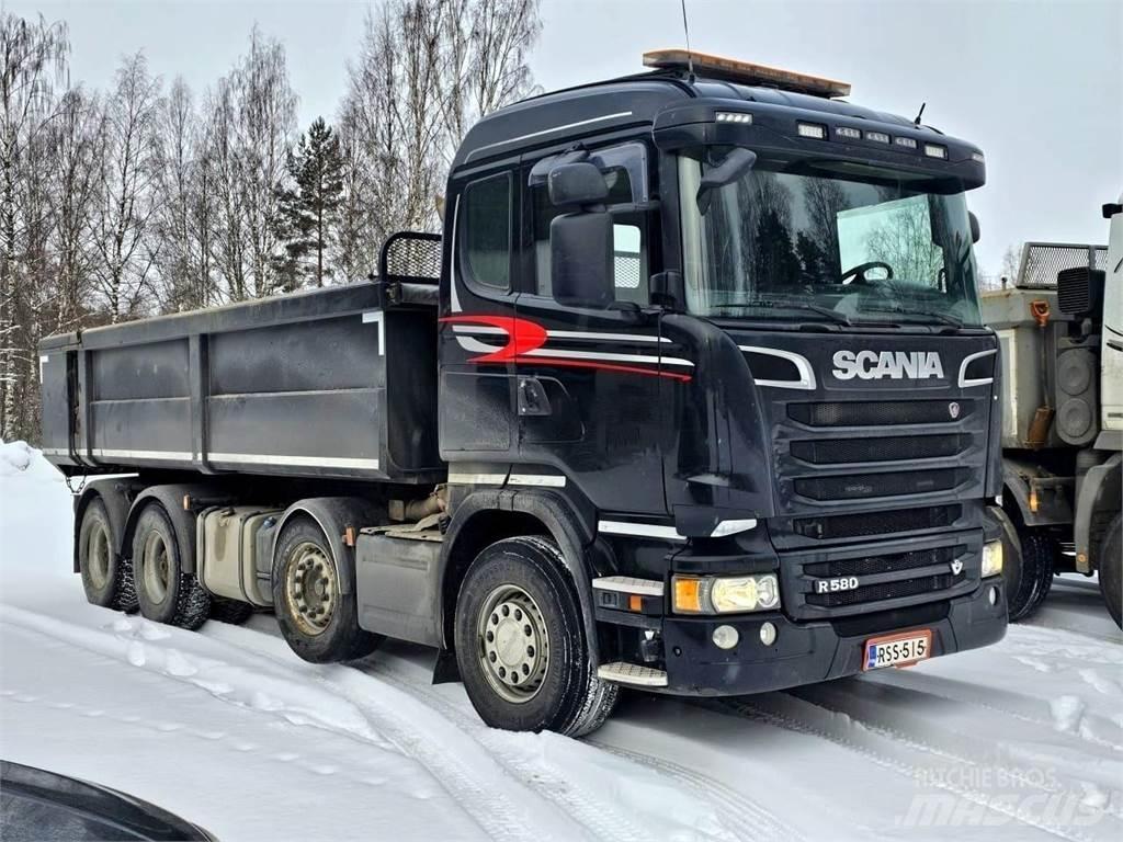 Scania R580 8x4 Lastbiler med tip