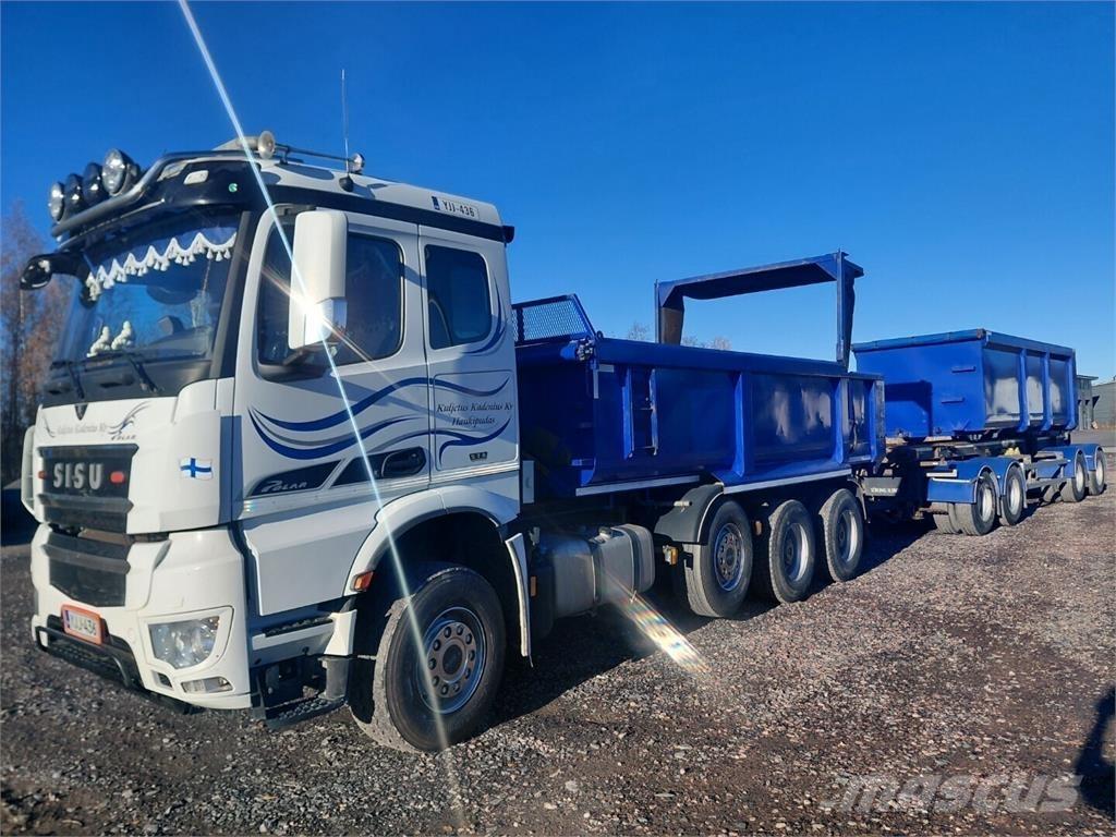 Sisu CM16M 8x4 Lastbiler med tip