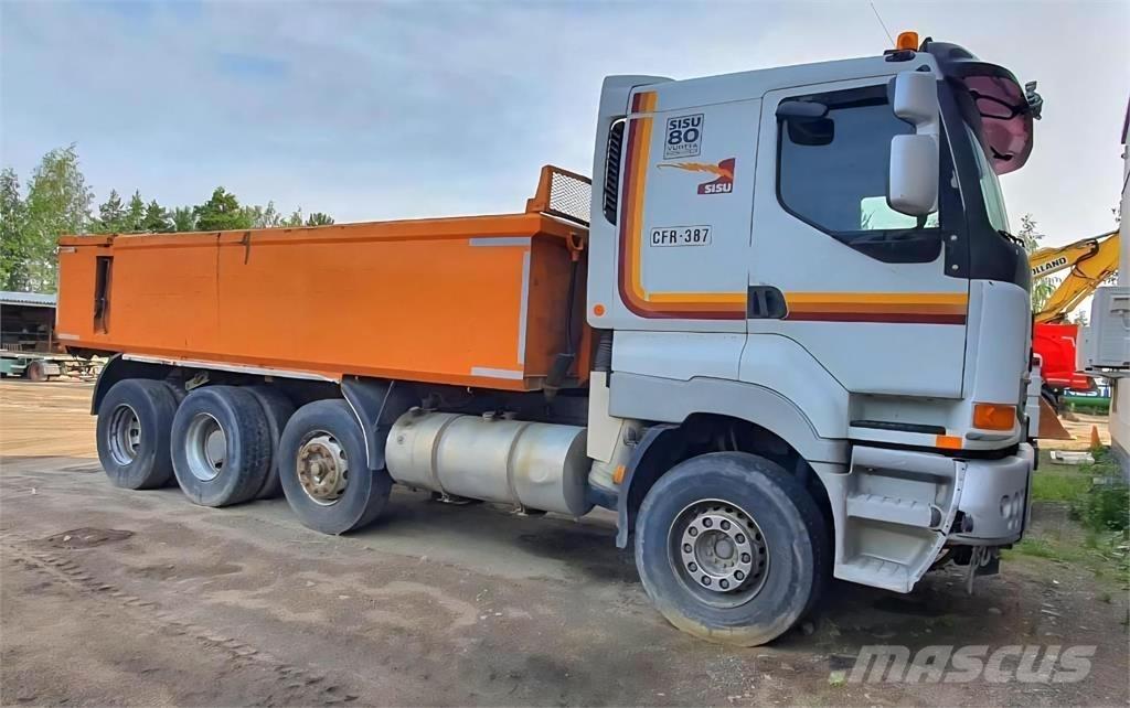 Sisu E12 8X2 Lastbiler med tip