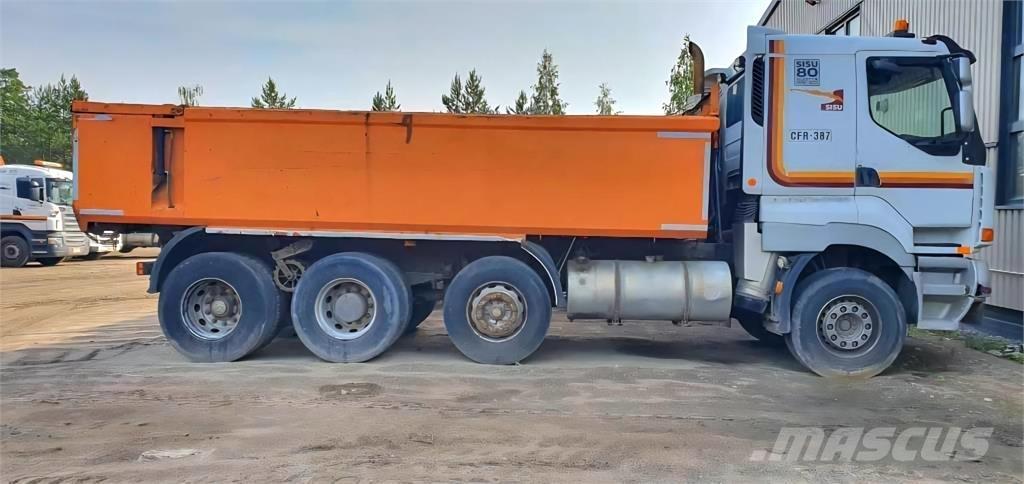 Sisu E12 8X2 Lastbiler med tip