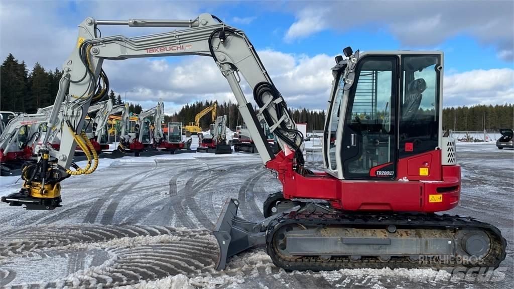 Takeuchi TB280FR Midi-gravemaskiner 7t - 12t