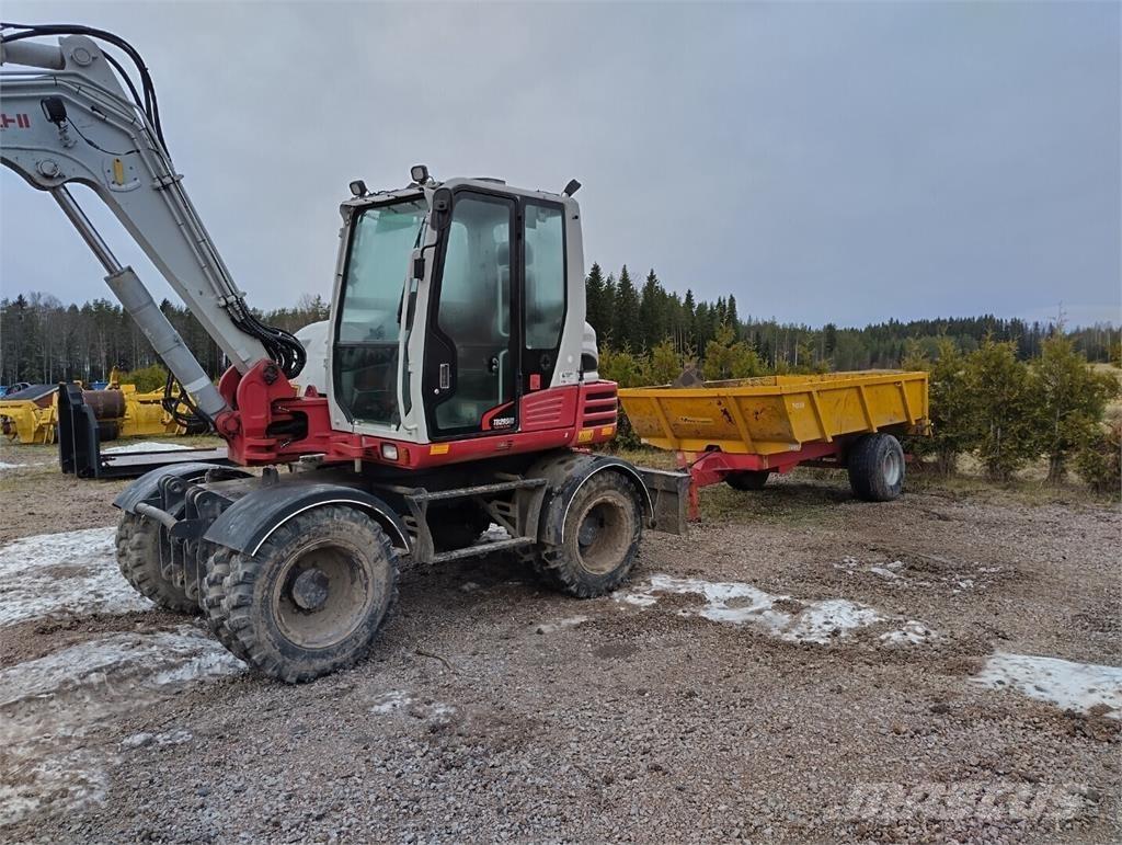 Takeuchi TB295W Gravemaskiner på hjul