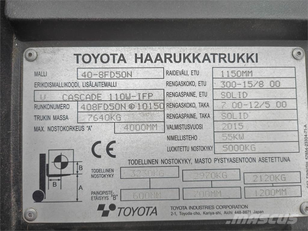 Toyota 40-8FD50N Diesel gaffeltrucks