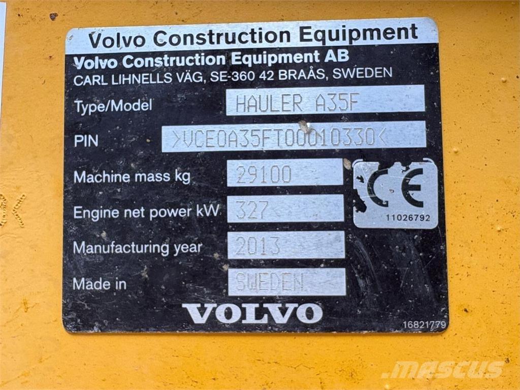Volvo A 35 F Terrængående lastbiler