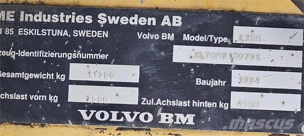 Volvo BM L 70 B Læssemaskiner på hjul