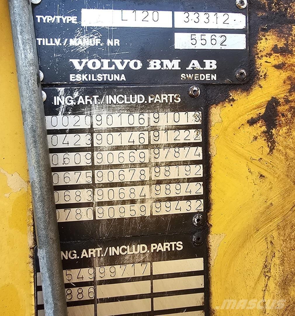Volvo BM L120 Læssemaskiner på hjul