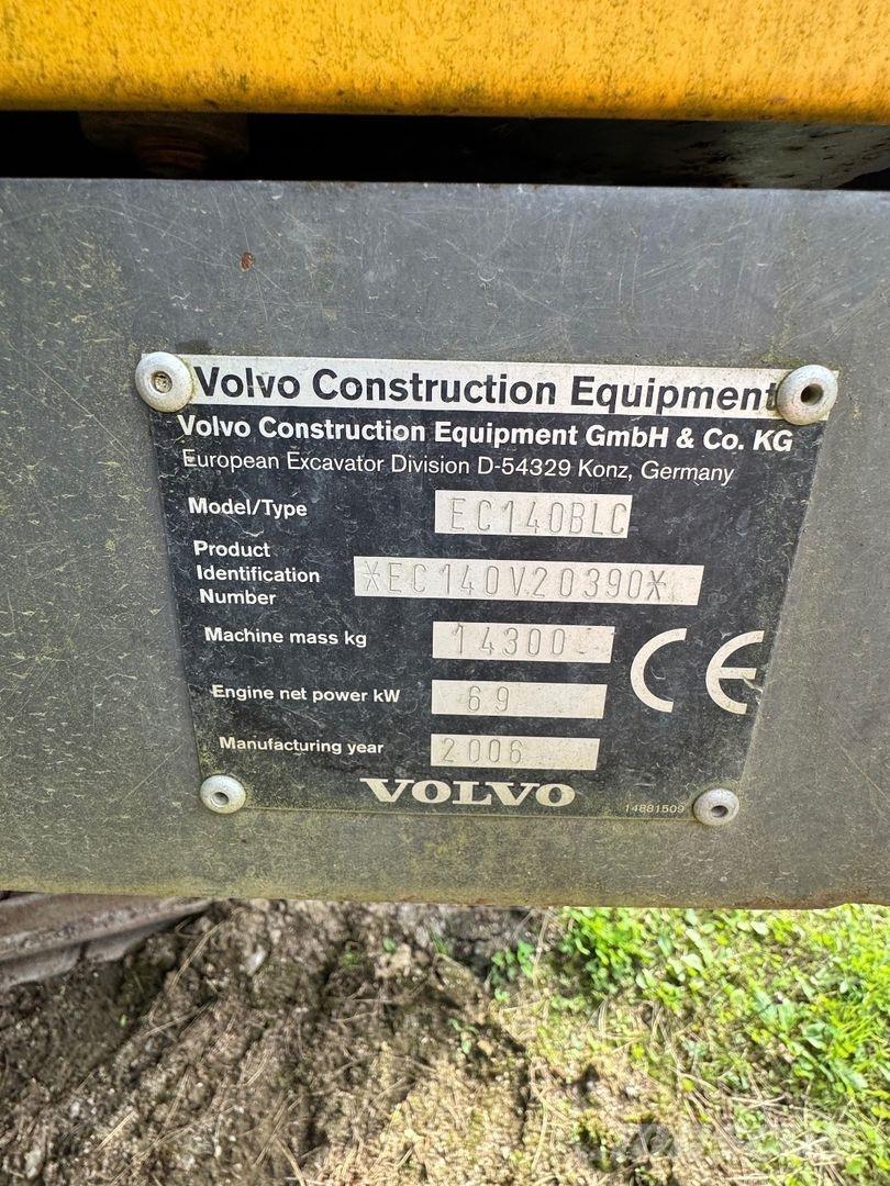 Volvo EC 140 BLC Gravemaskiner på larvebånd