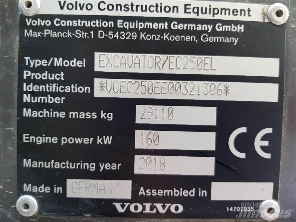 Volvo EC250EL Gravemaskiner på larvebånd
