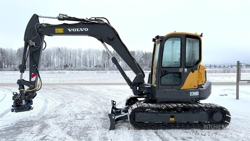 Volvo ECR88D Midi-gravemaskiner 7t - 12t