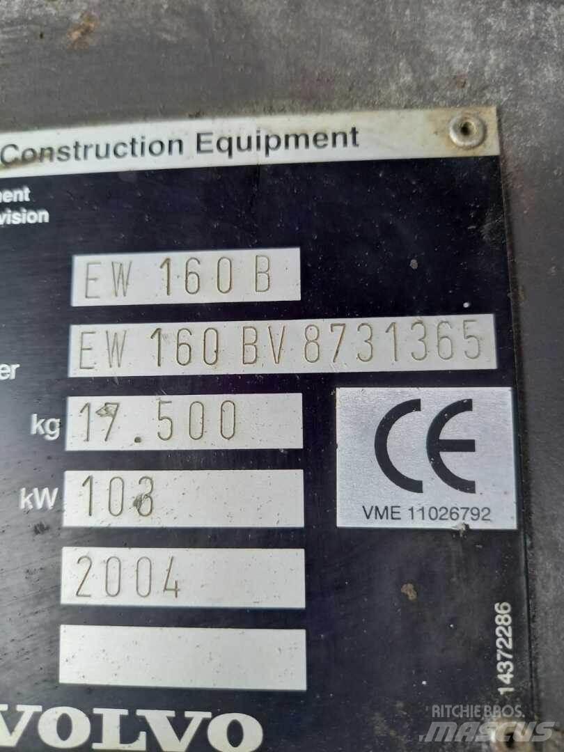 Volvo EW 160 B Gravemaskiner på larvebånd