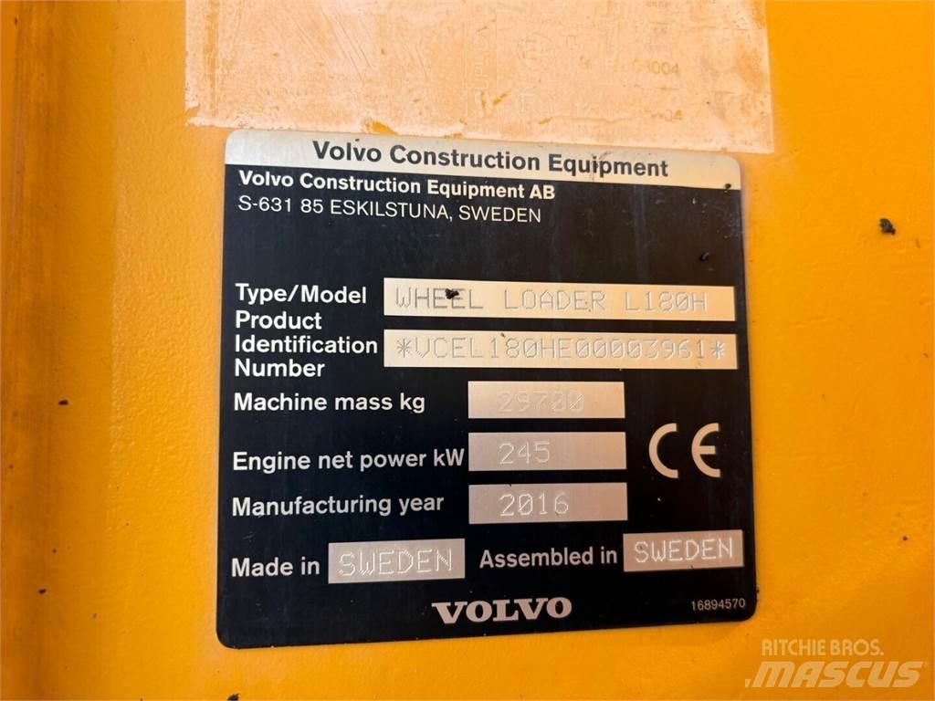 Volvo L 180 H Læssemaskiner på hjul