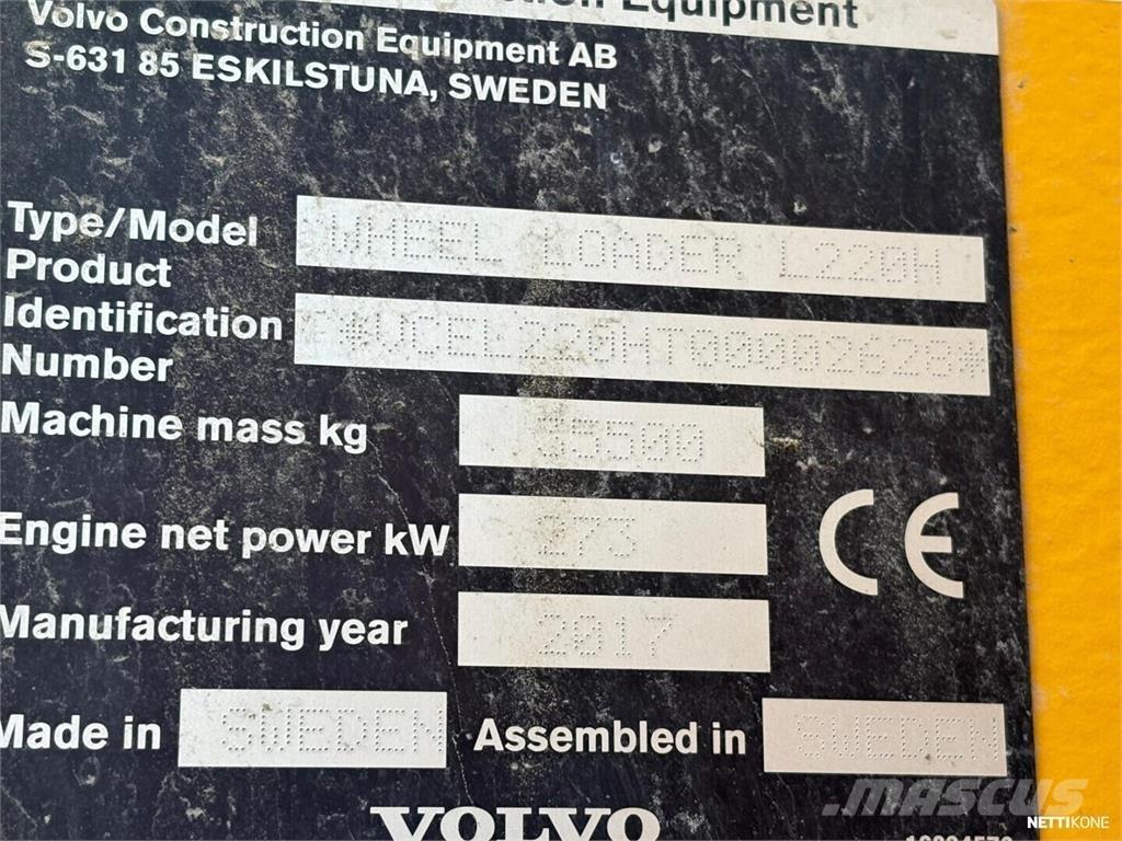 Volvo L 220 H Læssemaskiner på hjul