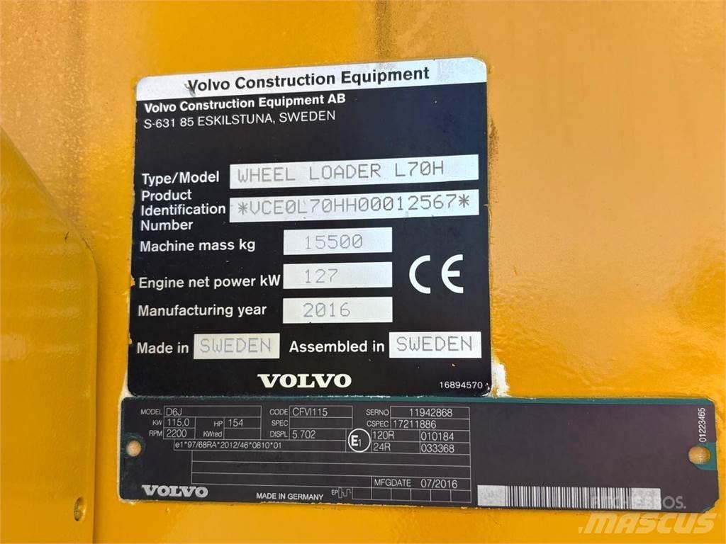 Volvo L 70 H Læssemaskiner på hjul