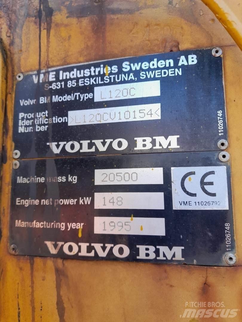 Volvo L120C Læssemaskiner på hjul