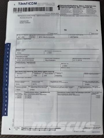 Volvo L120H Læssemaskiner på hjul