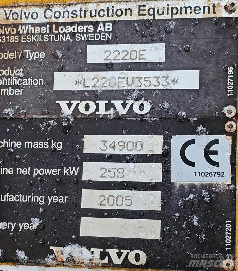 Volvo L220E Læssemaskiner på hjul
