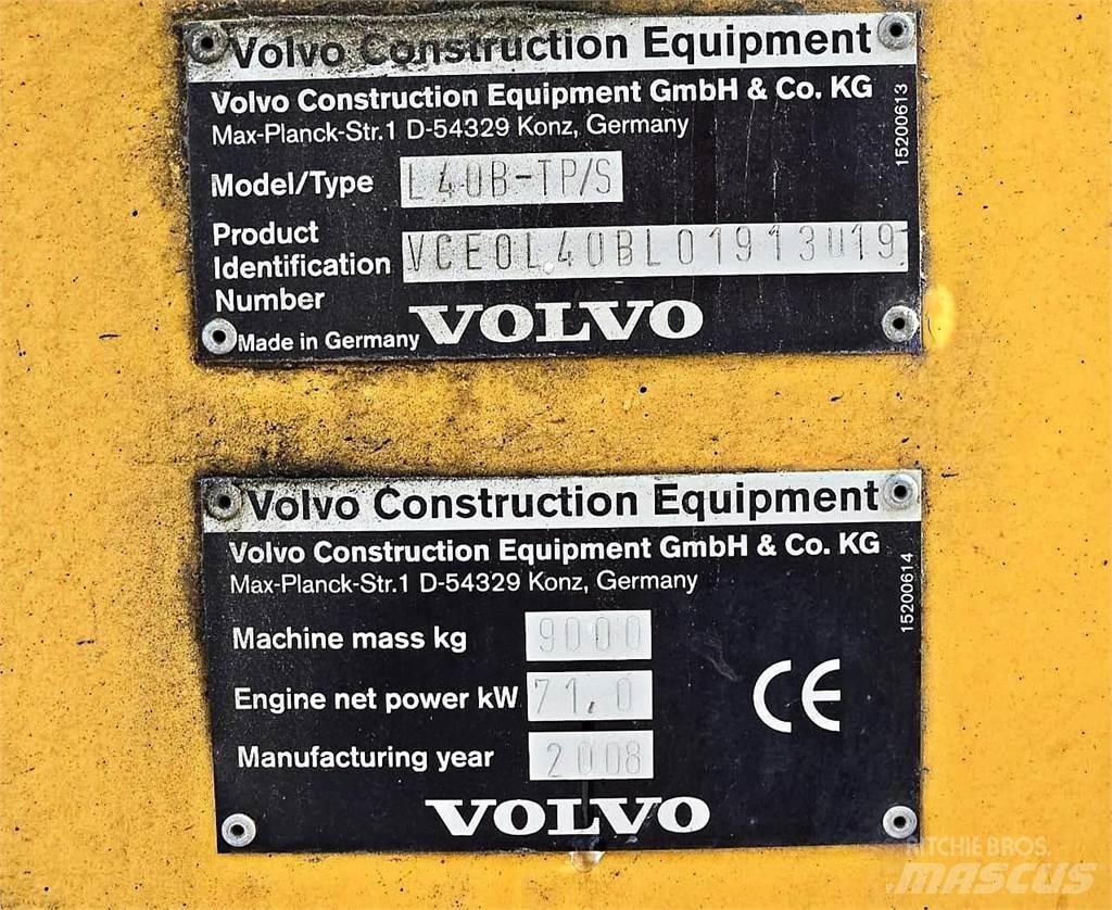 Volvo L40B Læssemaskiner på hjul