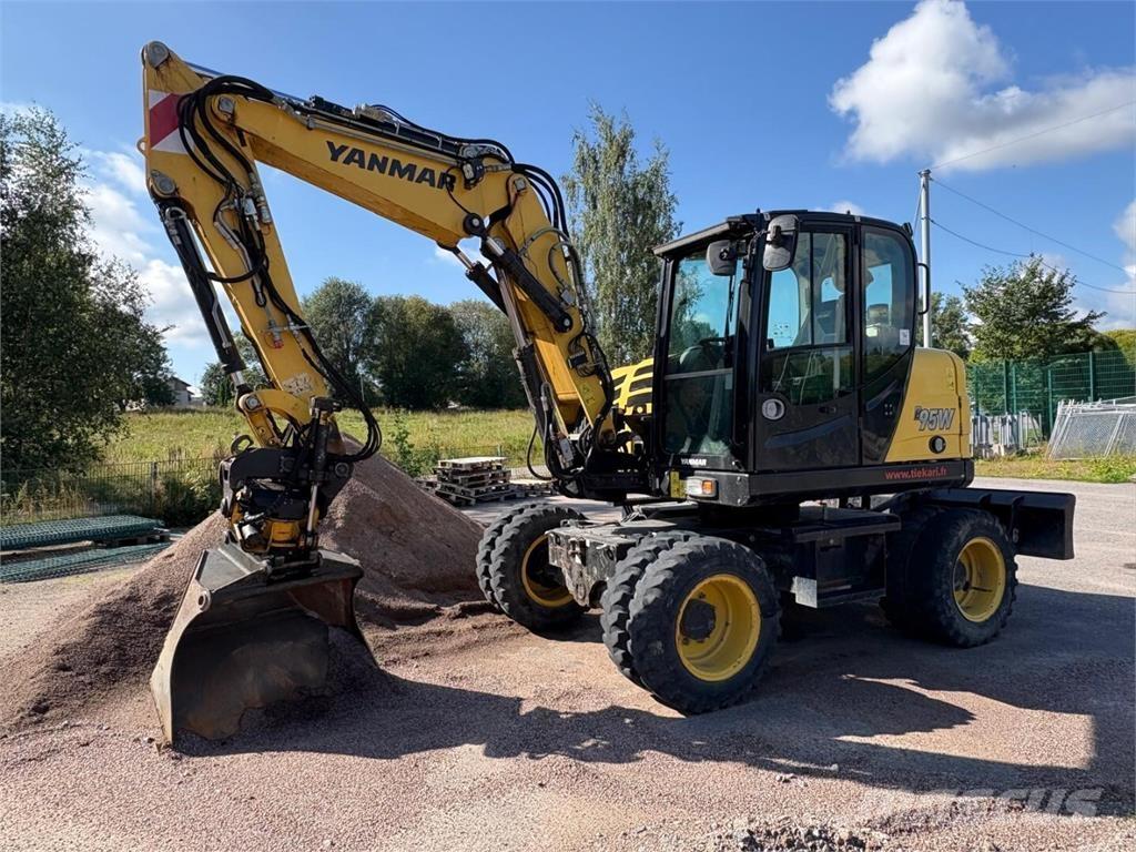 Yanmar B 95 W Gravemaskiner på hjul