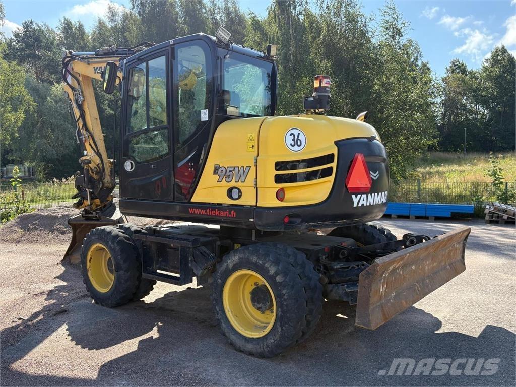 Yanmar B 95 W Gravemaskiner på hjul