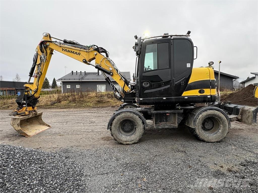 Yanmar B 95 W Gravemaskiner på hjul