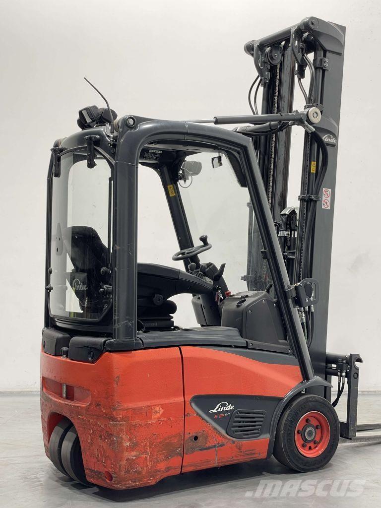 Linde E12-02-386 El gaffeltrucks