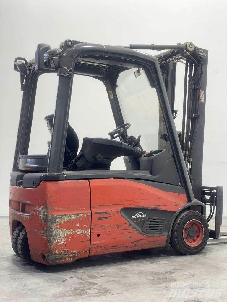 Linde E16-02-386 El gaffeltrucks