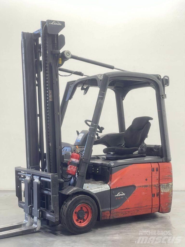 Linde E16-02-386 El gaffeltrucks
