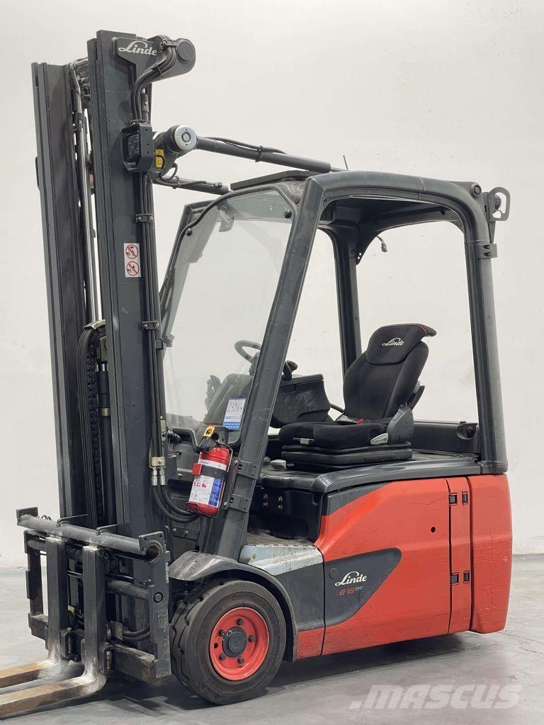 Linde E16-02-386 El gaffeltrucks