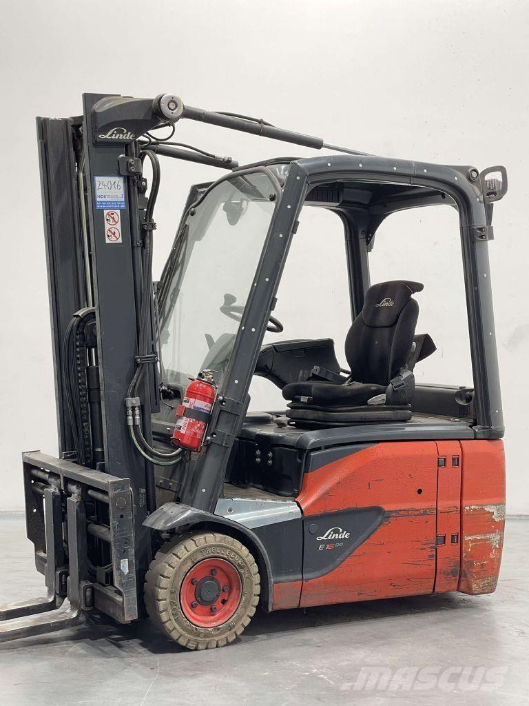Linde E16-02-386 El gaffeltrucks