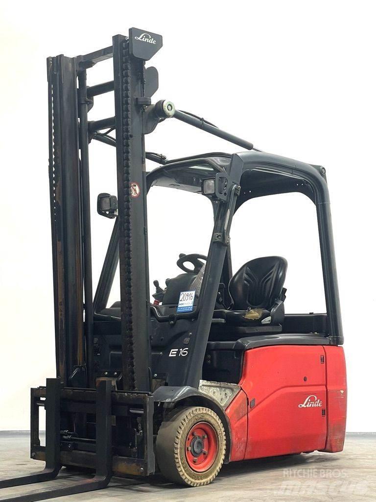 Linde E16-386 El gaffeltrucks