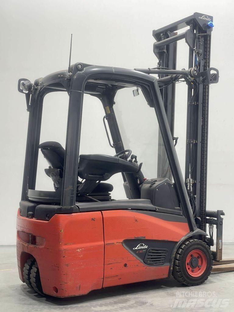 Linde E16C-02-386 El gaffeltrucks