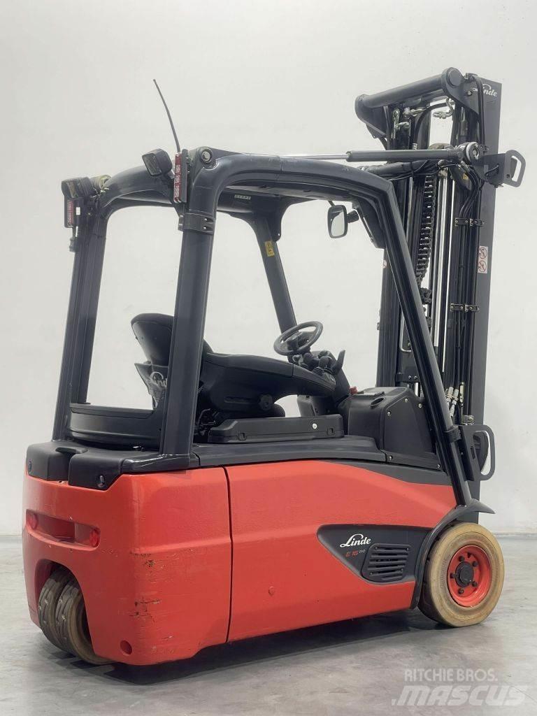 Linde E16L-02-386 El gaffeltrucks