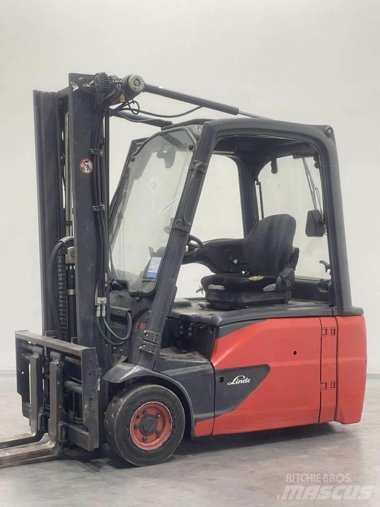 Linde E16L-02-386 El gaffeltrucks