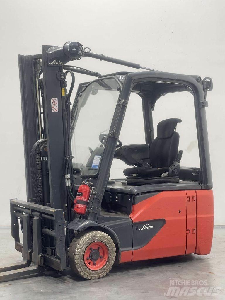 Linde E16L-02-386 El gaffeltrucks