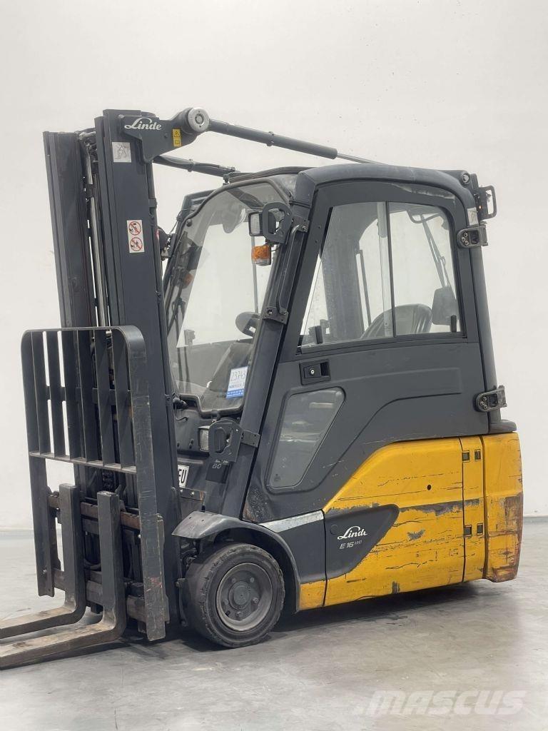 Linde E16L-02-386 El gaffeltrucks