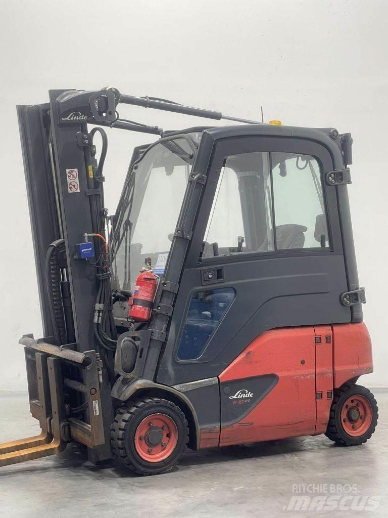Linde E16P-02-386 El gaffeltrucks