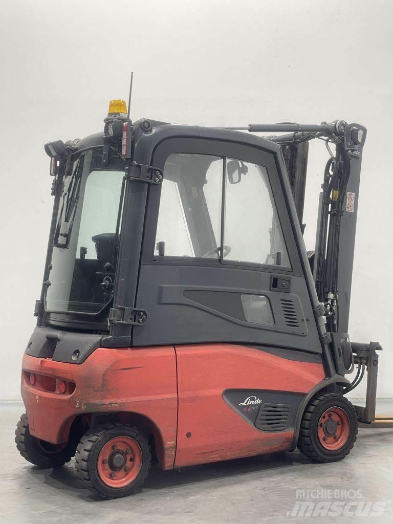 Linde E16P-02-386 El gaffeltrucks