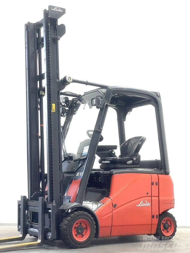 Linde E16PH-01 El gaffeltrucks