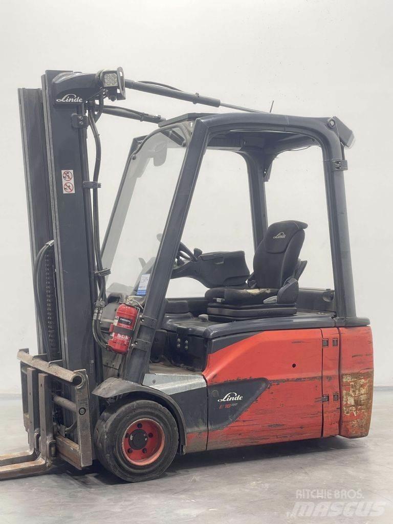 Linde E18L-02-386 El gaffeltrucks
